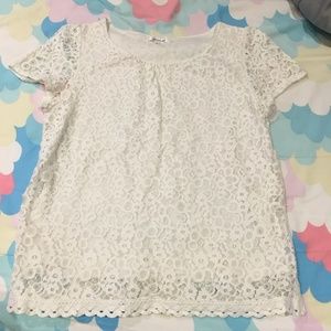 White Lace Shirt